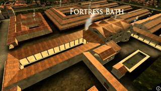 Animation of ancient Roman Fort in Caerleon Wales [upl. by Steven759]