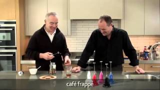 How to make a frappé coffee using an aerolatte milk frother [upl. by Ydnor398]