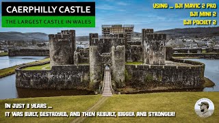 Caerphilly Castle  The Largest in Wales 2nd in Britain [upl. by Neerual]