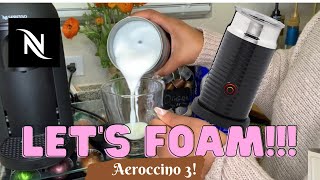 How To Foam Milk With Aeroccino 3 Make Coffee With Foam Tips amp Tricks  Easy Foamed Latte Recipe [upl. by God822]