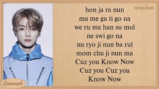 NCT U  Know Now Easy Lyrics [upl. by Gorrono]