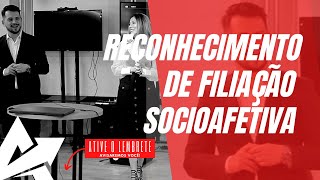 DIREITO DE FAMÍLIA Reconhecimento de filiação socioafetiva [upl. by Aihsyt993]