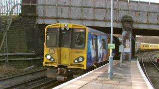 Half an Hour at 216  Birkenhead North Station 1022017  Class 507 508 terminus [upl. by Adlihtam575]