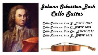 Johann Sebastian Bach  Cello suites in 432 Hz great for reading or studying [upl. by Rosabella]