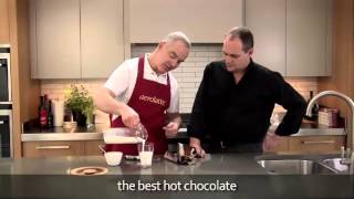 How to make a hot chocolate using an aerolatte milk frother [upl. by Ayitahs]