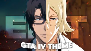 Aizen x Urahara  GTA IV Theme Edit [upl. by Kaehpos822]